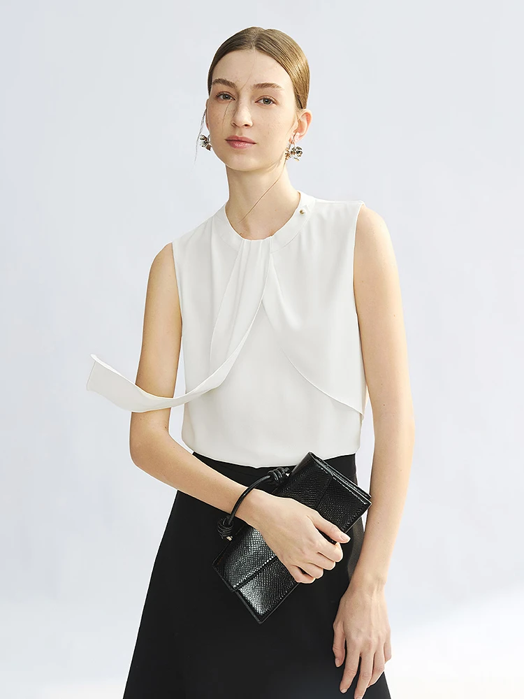 

Новинка лета 2025: Женский топ Lancy с круглым вырезом, свободного кроя, тонкий, стильный, для повседневной носки, с улучшенными тактильными ощущениями