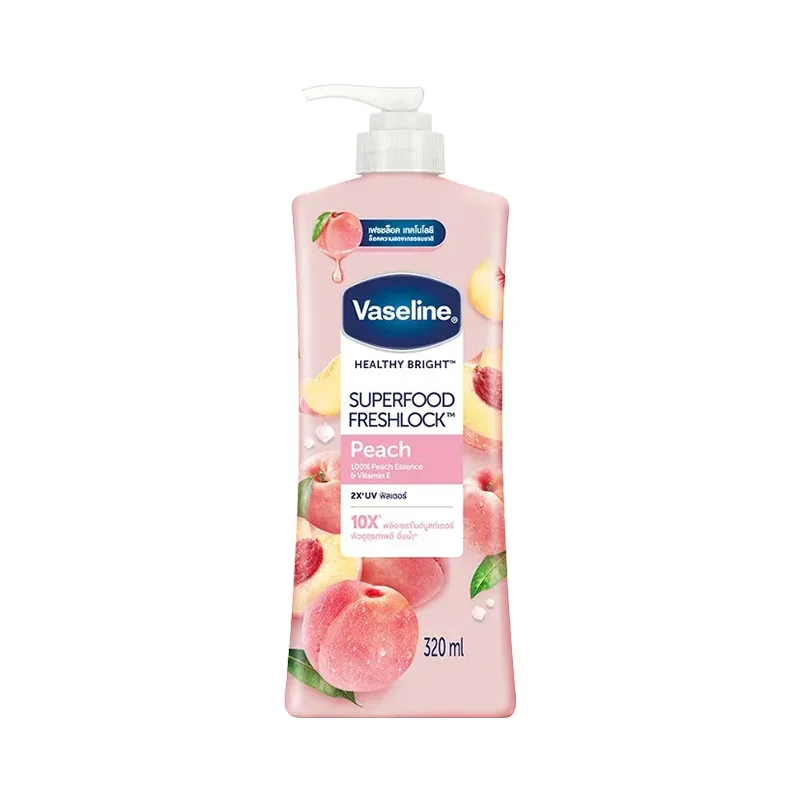 

Vaseline Body Lotion Healthy Bright SUPERFOOD Freshlock Friut VE Nourishing Hydration UV Protection Brightening Body Skin Care