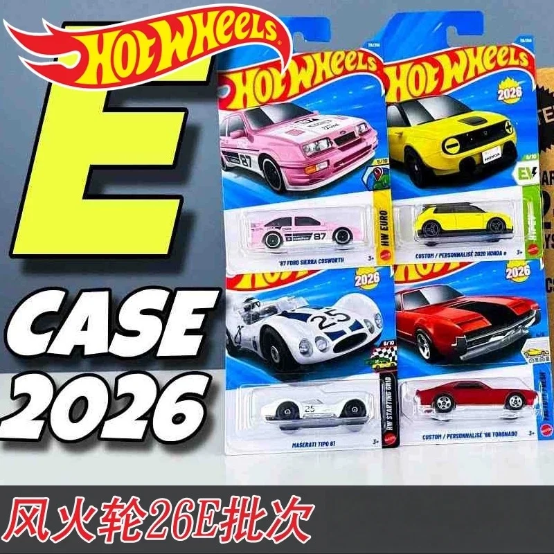 

Genuine Hot Wheels 2026 E 1/64 Mainline Series Case Simpsons Pagani Audi Mazda Dodge Collectible Diecast Vehicle Model Toy Car