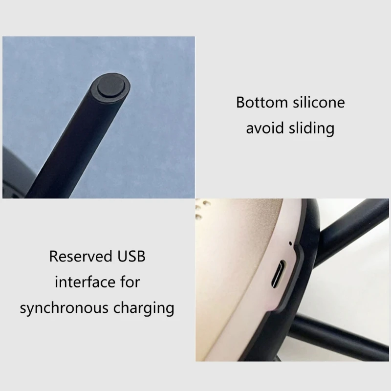 حامل مكبر صوت محمول لسطح المكتب لمكبر الصوت B&O Beosound A1 حامل حامل مكبر الصوت المستقر يعزز الاستقرار وتقليل الاهتزاز