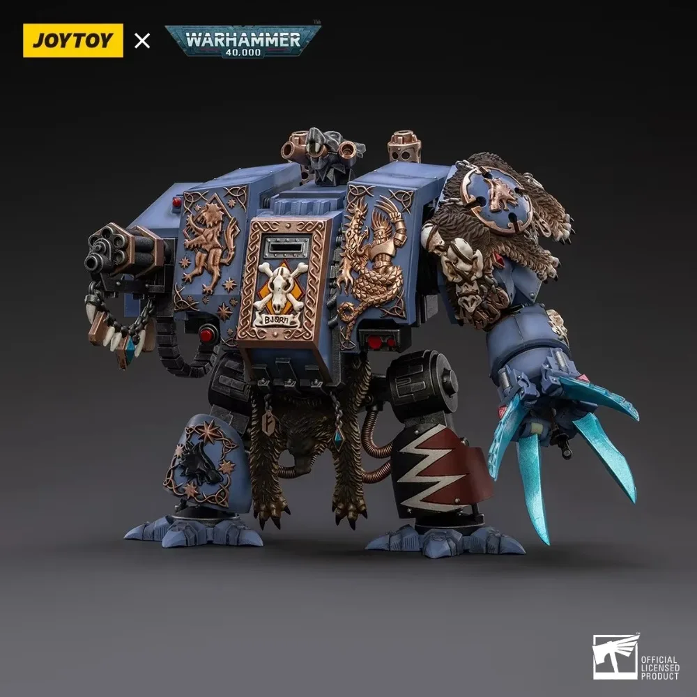 JOYTOY Warhammer 40K Space Wolves Bjorn the Fell-Handed 1/18 شخصية مفصلية نموذج رسمي قابل للجمع هدية لمحبي