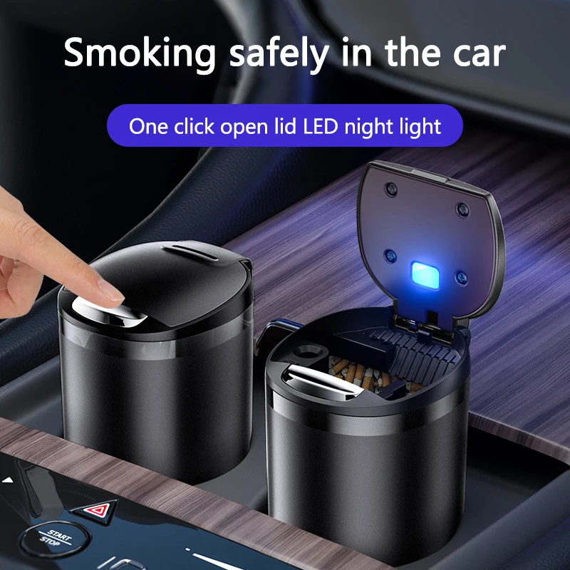 Car Keyring Can Organizer Storage Bag Garbage Bin Ashtray Accessory For Jaguar XF XJ-S XJ-6 X-Type XE S-Type F-PACE F-TypeXK8XK view 6