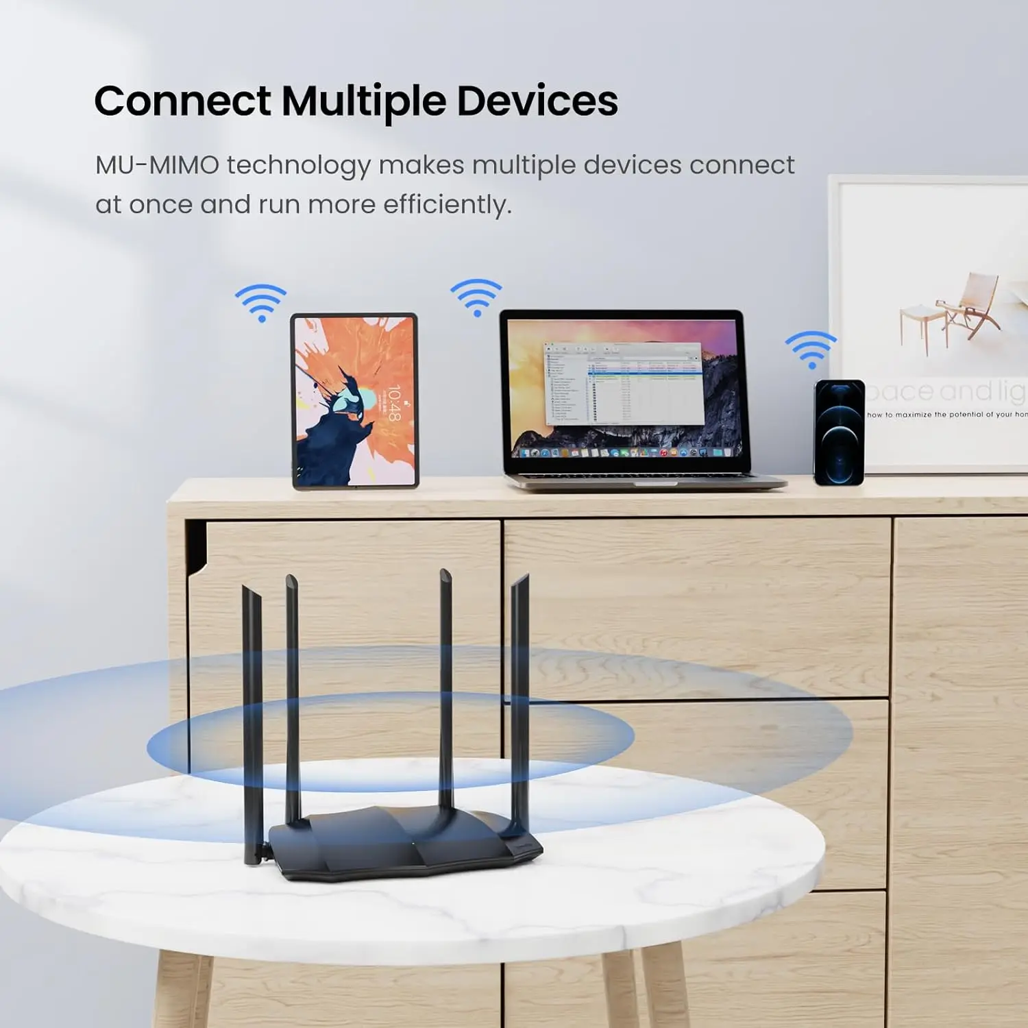 Global version tenda AC8 5.0 AC1200M Wireless WiFi Support IPV6 Home Coverage Dual Band Smart APP Router