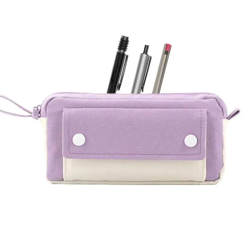 Pencil Pen Large-Capacity  Case Multifunctional Ladies Cosmetic Bag Cute Large Storage High Capacity Pouch Holder Organizer
