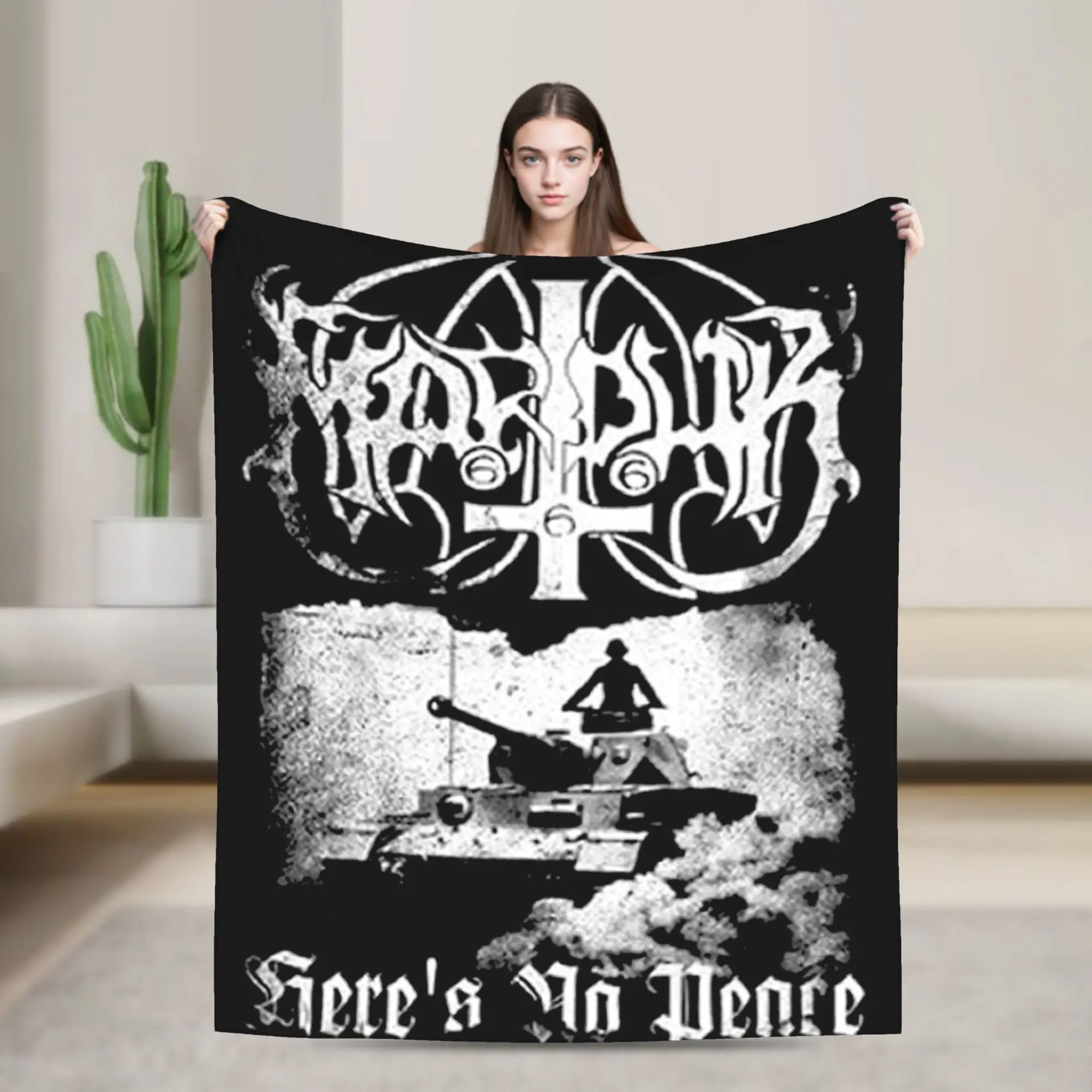 

Panzer Division Marduk металлическая рок-группа Одеяло с принтом для мужчин и женщин Уютные мягкие одеяла для дивана 50x60 дюймов несколько размеров