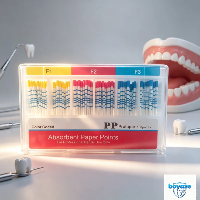 10Box Dental Absorbent Paper Points Sterile Mixed Sizes 02 04 06 Taper 15-40# For Dentist Use Dentistry Materials