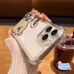 For Honor 200 90 X9B X8B 100 X7B X6B X5 Plus X60i X6A X9A X5 X8A X7A X9 X6S 70 50 20 Lite 9X Pro Phone Case Puppy Holding Cover