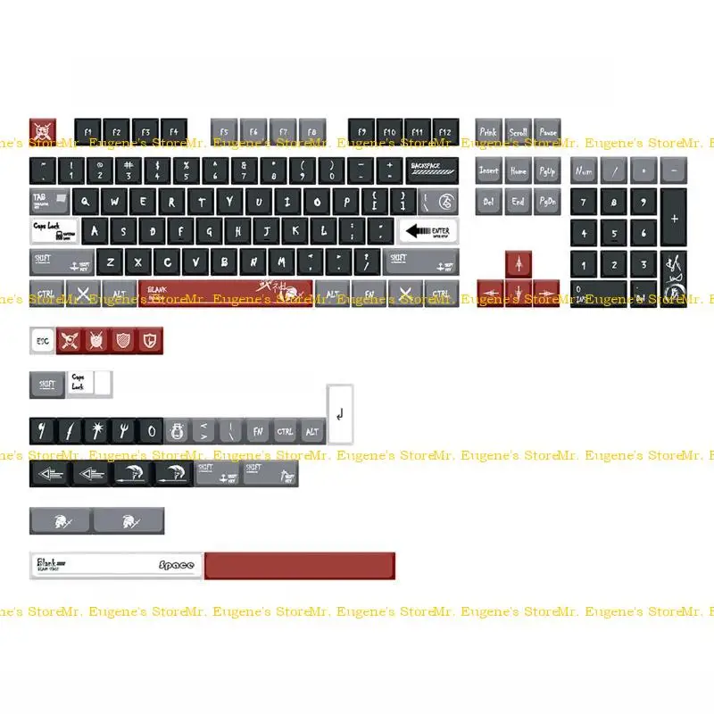 

D08B 133 for Key Ares Keycap XDA Profile Dye-Sub PBT Keycaps For Mechanical Keyboard RK61/GK61/GK64/68/84/980