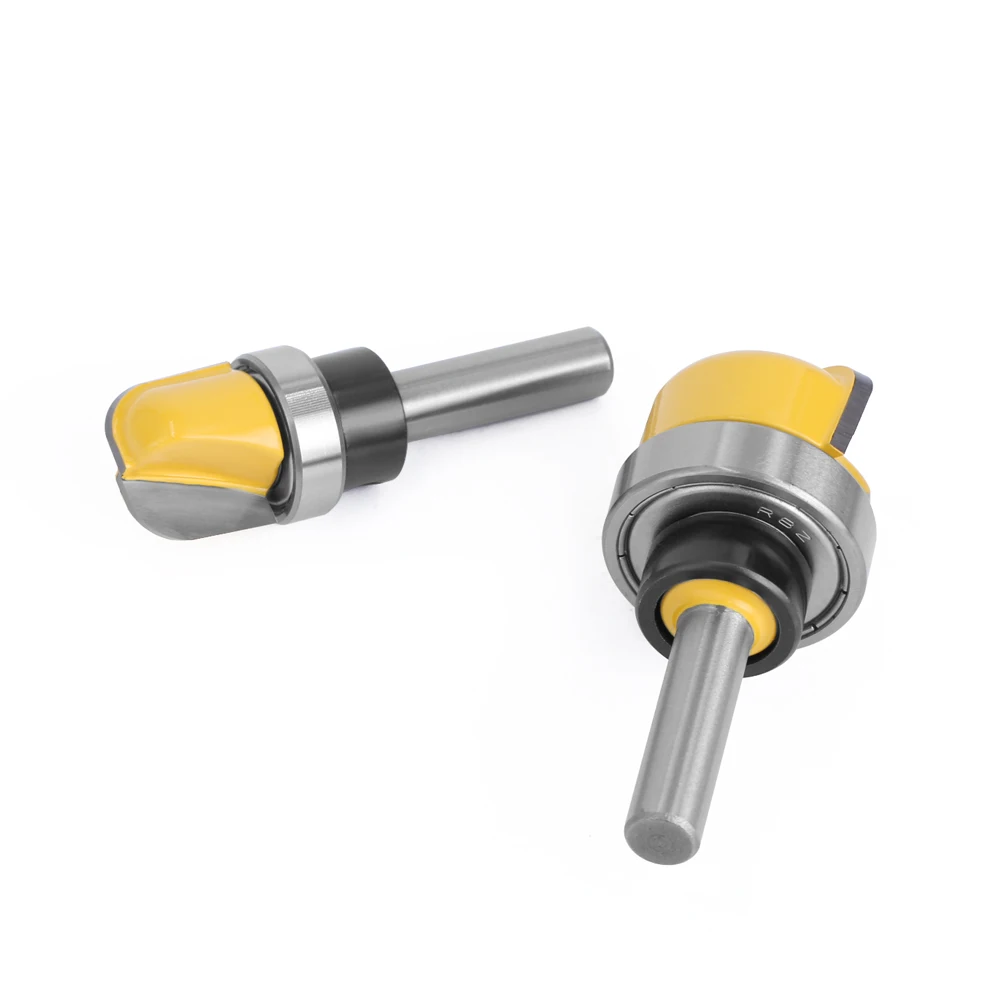 Imagem -04 - Lavie-fresadora de Nariz Redondo Tigela Bandeja Router Bit Rolamento para Carpintaria mm 6.35 mm Haste 11 Diâmetro