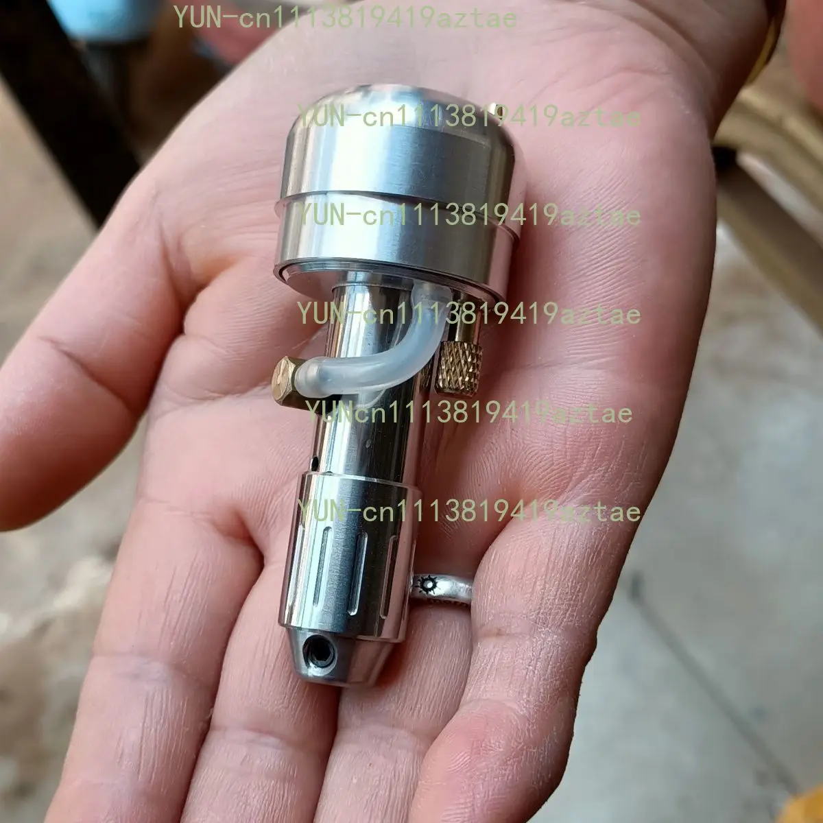 For Pneumatic Push Knife - Metal Lindsay Engraving with Engraved Gold Handle - Changeable Hand Control Model