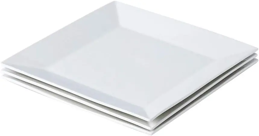 Classic Square 9.7-inch Dinner Plate Set of 3