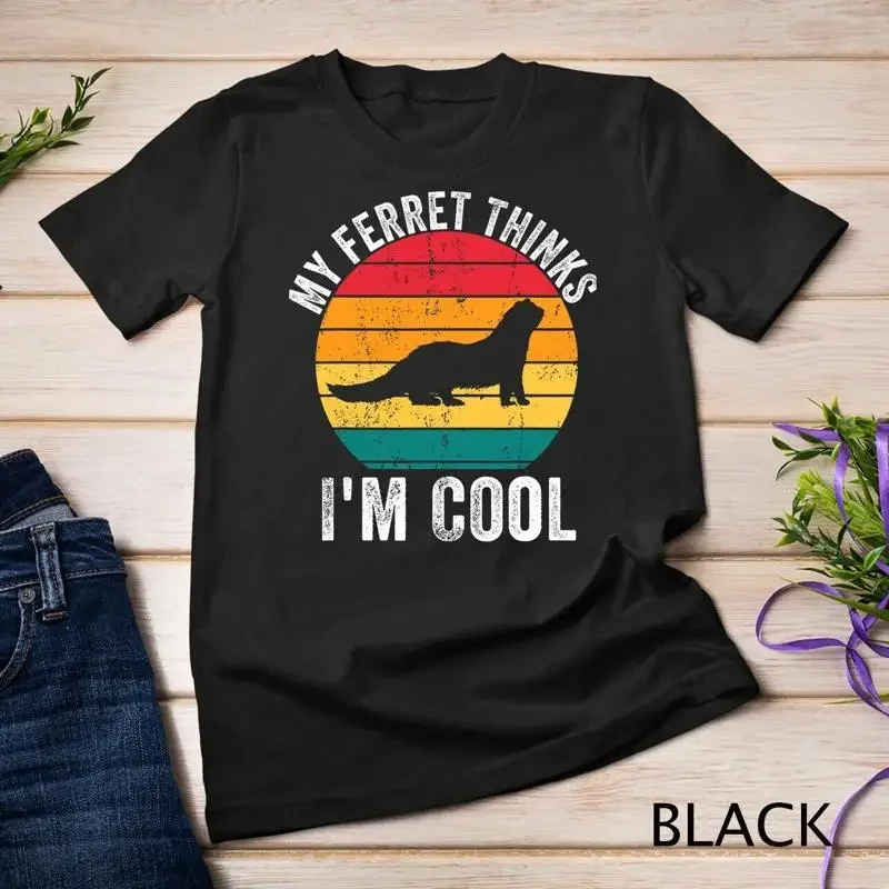 Mon frette croit que je suis cool, t-shirt unisexe vintage et amusant pour les amoureux des frettes