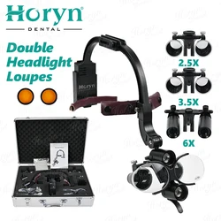 Dental Loupes 6X Surgical Binnocular ENT Magnifying Glass Medical Magnifier Loupe Dentist Tools Surgery Dentistry