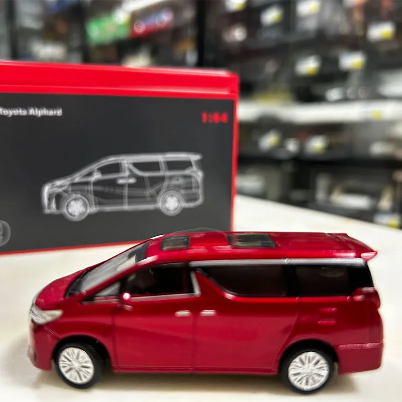 1/64 Model Car Alloy Diecast Toy Toyota ALPHARD 2018/2019 Style Cars Model Vehicle Toys Collection Decoration