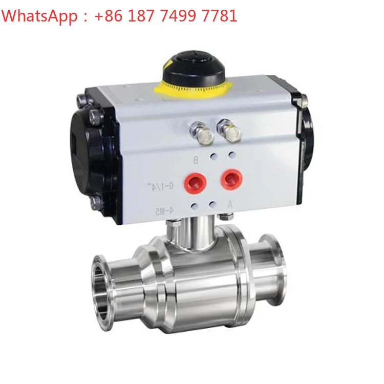 Factory Direct Sanitary Pneumatic Stainless Steel Angle Seat Valve Industrial Fluid Control Valve