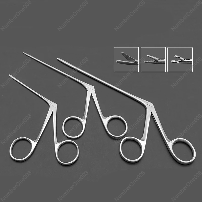 Stainless Steel Microscopic Middle Ear Forceps Earwax Forceps For Household Use