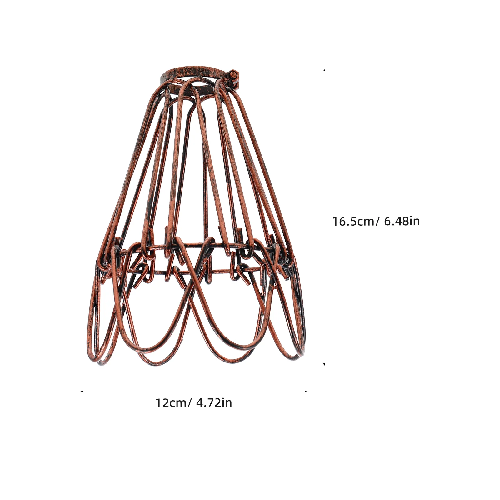 سلك الحديد عاكس الضوء خمر نمط غطاء خفيف معدني تصميم جوفاء للمنزل مكتب مطعم الإضاءة الزخرفية التبعي #3