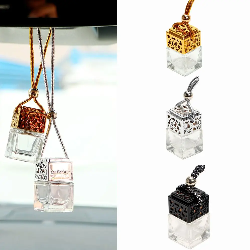 Essential Oils Home Decor Hanging Car Perfume Empty Bottle Air Freshener Pendant Auto Ornament