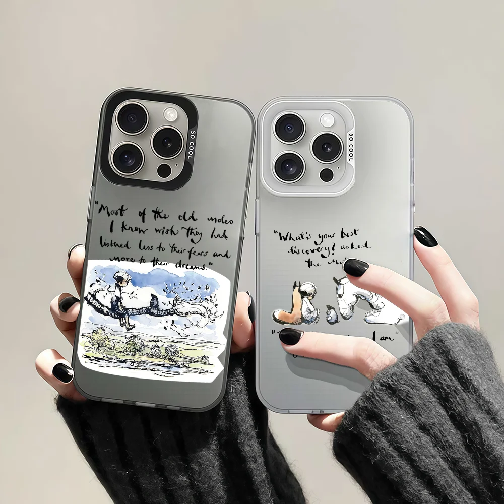 Funda Protectora para Teléfono con Diseño de Dibujos Animados de B-Boy, Mole Fox y Horse para iPhone 12 11 13 14 15 16 17 Max Pro Plus Mini, Cubierta IMD a Color