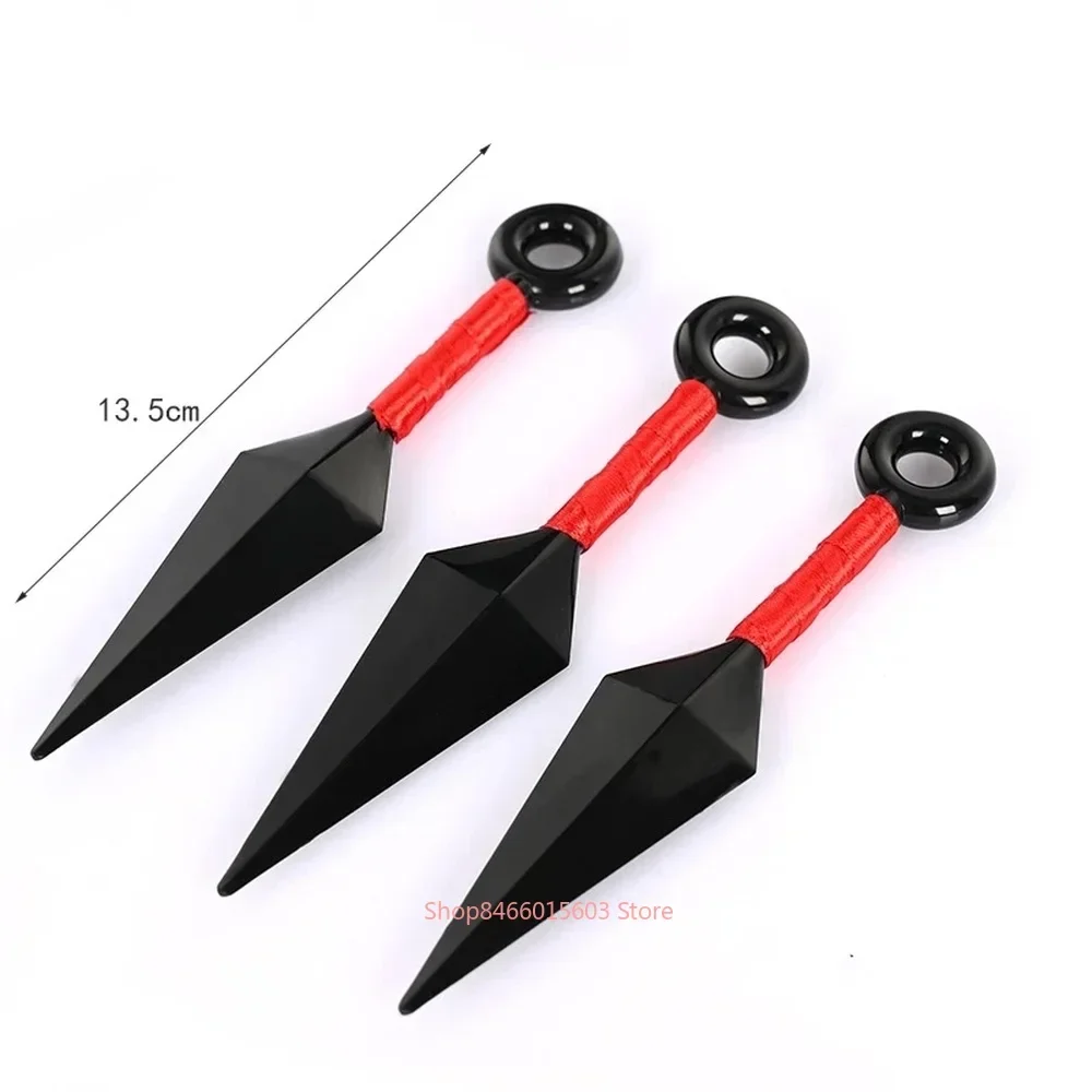 Anime Christmas Ninja Kakashi Akatsuki Kunai Shuriken Cosplay Naarutos Accessories Props Weapons Halloween Purim Birthday Gifts