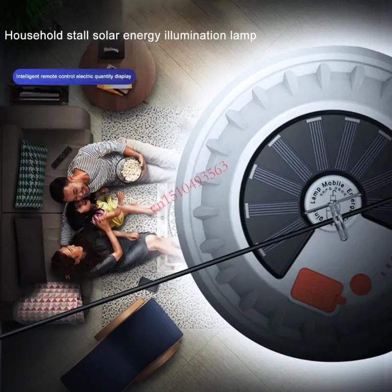 

Водонепроницаемая лампа для палатки, уличный солнечный светодиодный светильник для кемпинга, портативный перезаряжаемый для для