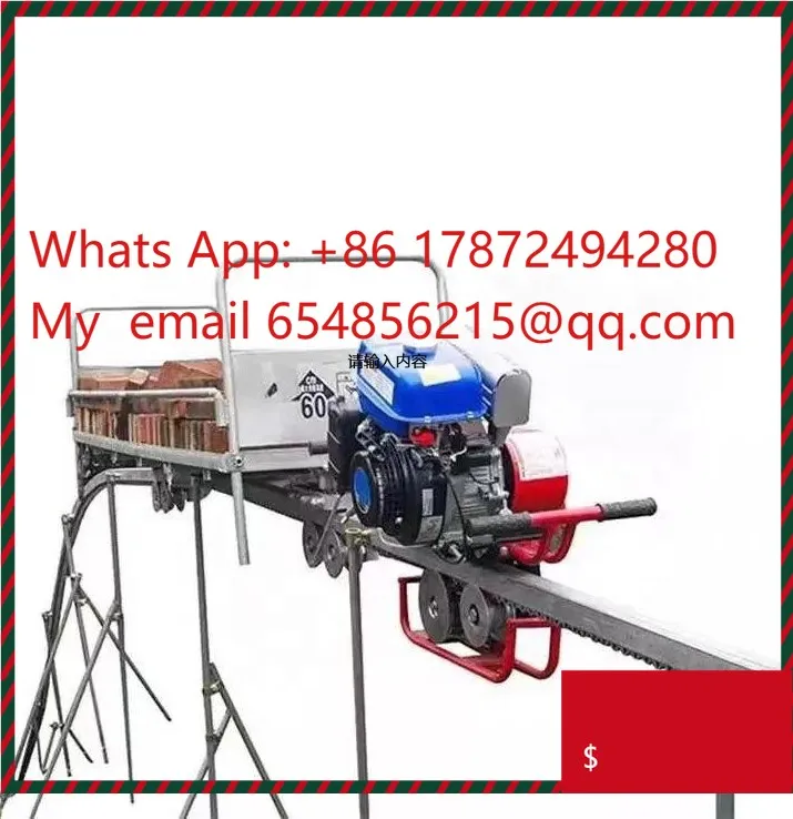Agricultural Steep Slope Agricultural Monorail Rail Transporter for Hill Mountain Terrain