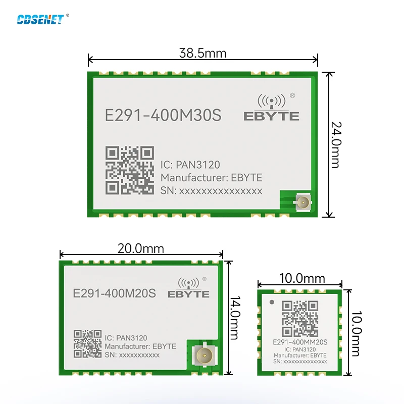 433/470M SMD Wireless Module Test Board CDSENET E291 Series Long Distance up to 8KM 2FSK GMSK