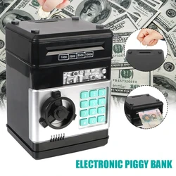 Electronic Piggy Bank ATM Password Money Box Cash Coins Saving Box ATM Bank Machine Safe Box Automatic Deposit Kids Xmas Gift