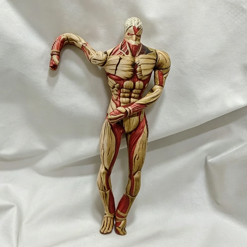 Anime Titan Figure Zeke Jaeger Plush Toys Eren Jaeger Cotton Dolls Reiner Braun Plushies Armin Twistable Shape Abstract Toys