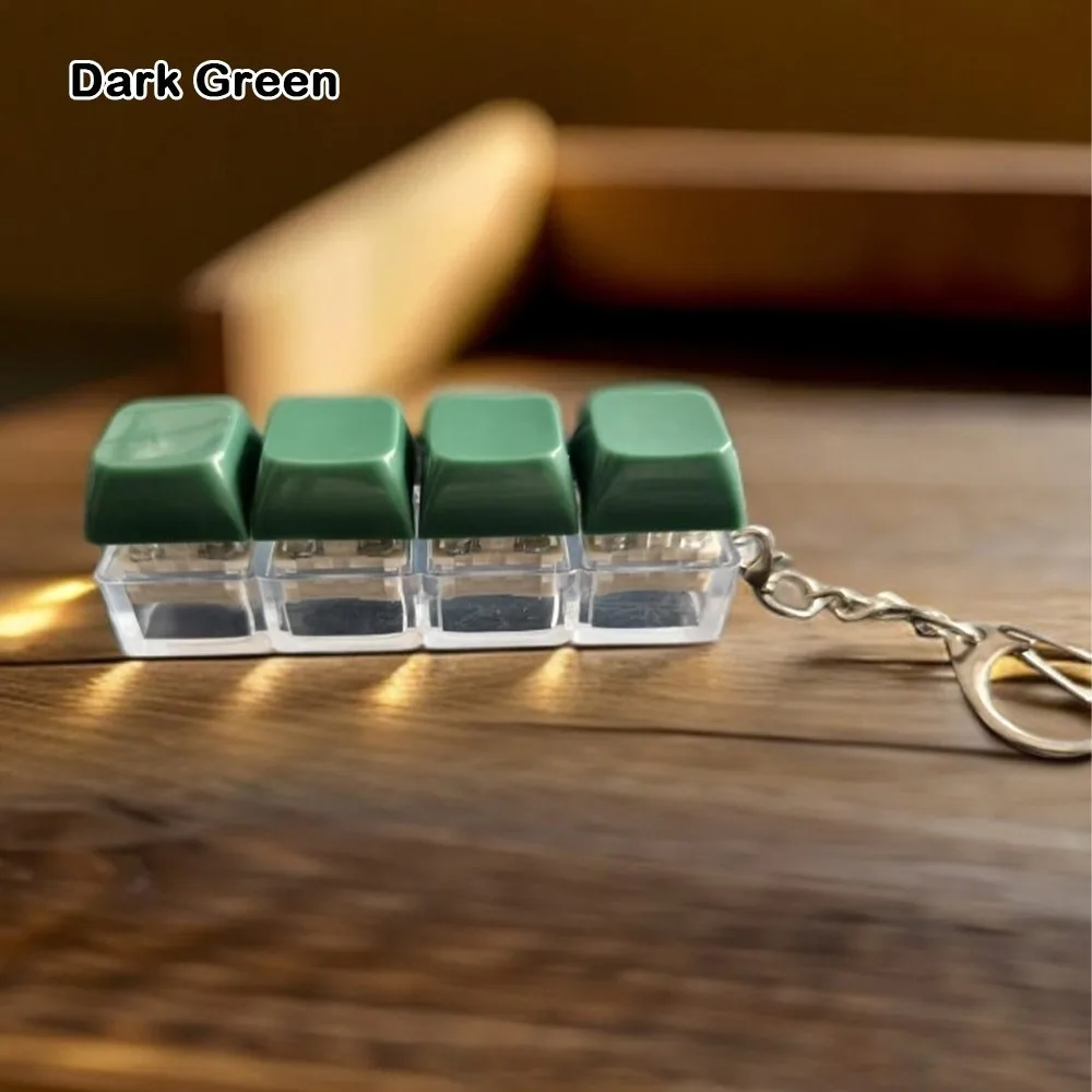 

Клавиатура-антистресс с семицветной подсветкой и брелоком, DIY-клавиатура, кнопки для пальцев