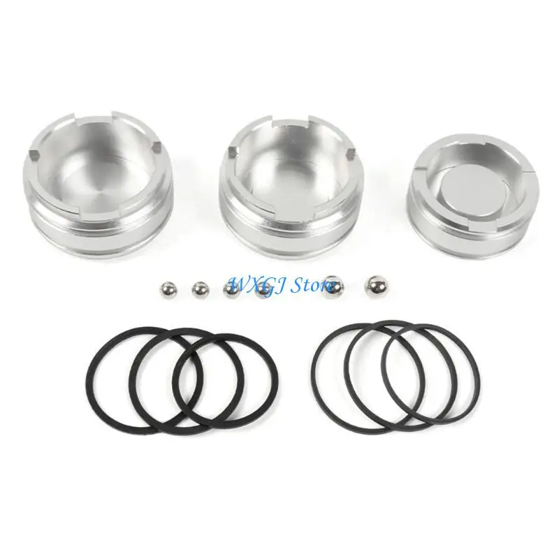 

37JE Reliable & Durable Pinless Forward Piston Kits 7798701K Replacement Aluminum Alloy Suitable for 4L60E 4L65E 4L70E