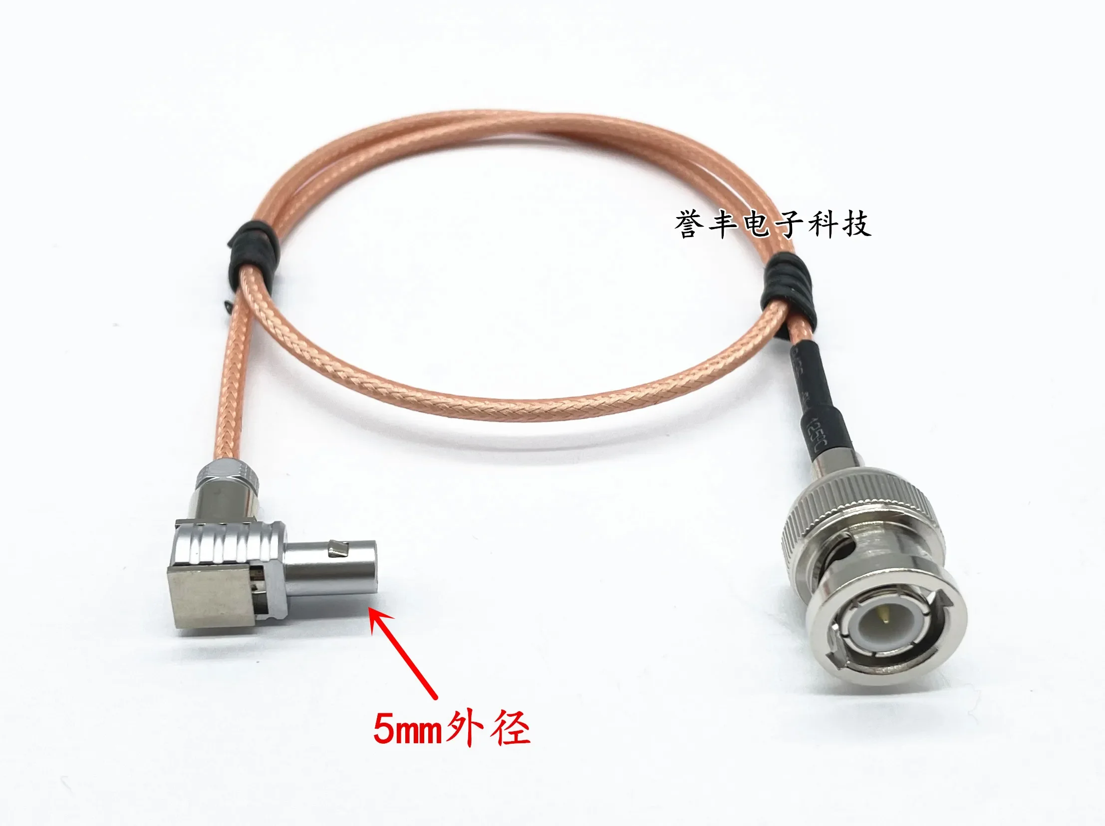 5pcs Ultrasonic signal cable for flaw detector Lemo 00S bent to BNC Q6 connecting wire SMA male C5-JW