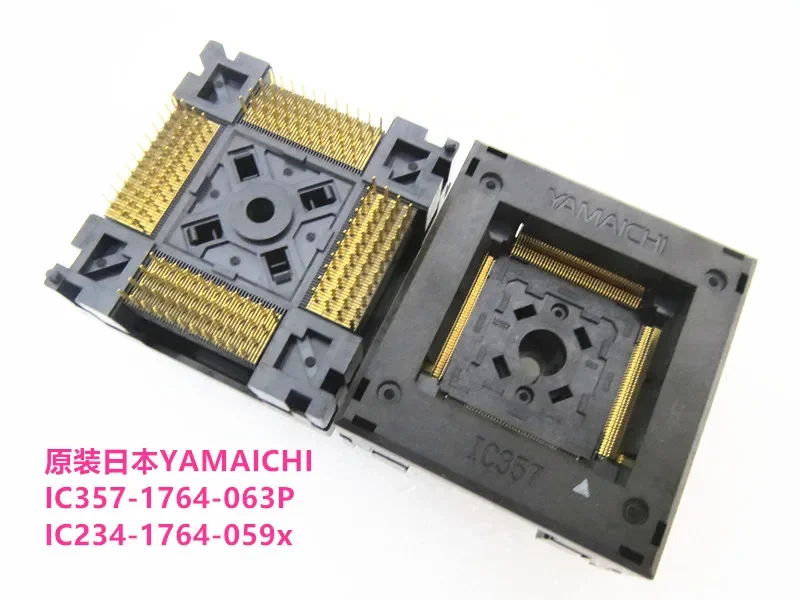 IC357-1764-063P IC234-1764-059 LQFP176 IC Pin 0.4mm banco de teste banco de teste soquete assento de programação
