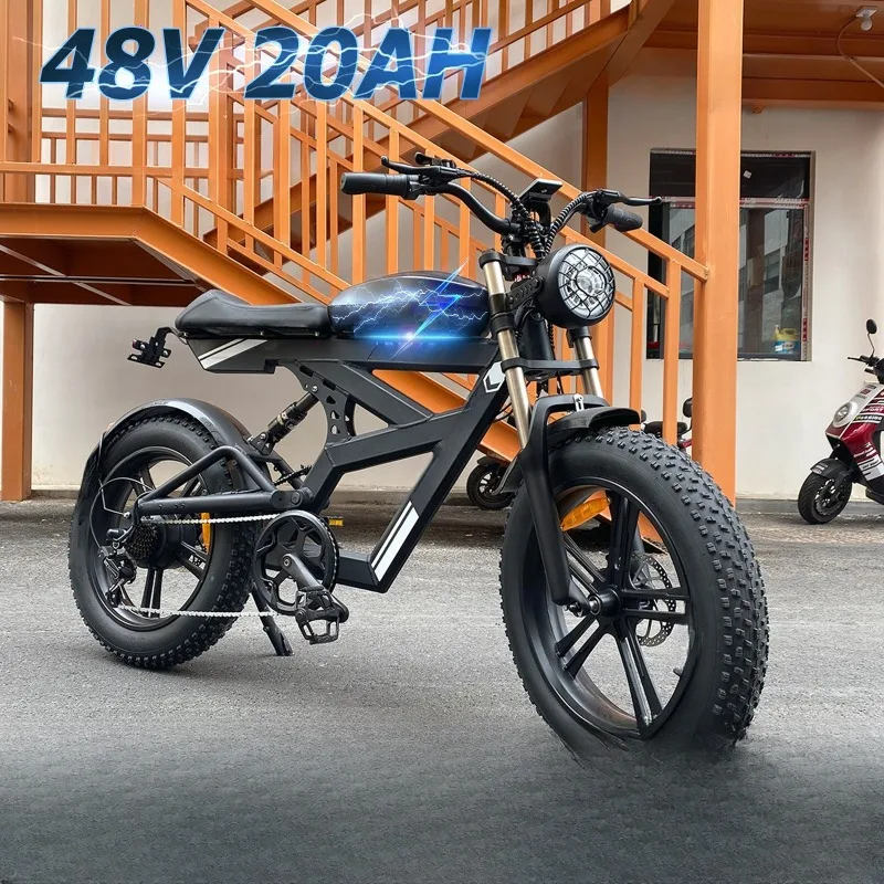 Electric bicycle trend retro star with the same snowmobile electric car battery car power saving smart
