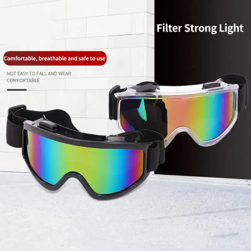 

Skiing Goggles Windproof Cycling Motorcycle Goggles Winter Anti-Fog Snowboard Eyewear Tactical Goggle HD Mirrored Lens Sunglass