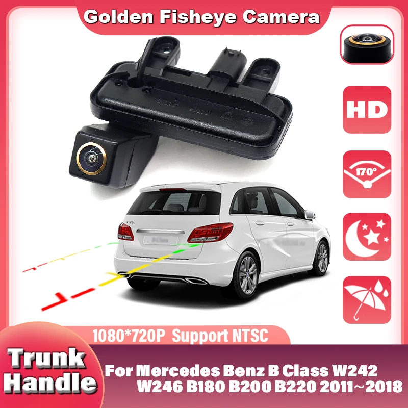 HD CCD 1080*720 170° Rear View Camera For Mercedes Benz B Class W242 W246 B180 B200 B220 2011 2012 2013 2014 2015 2016 2017 2018