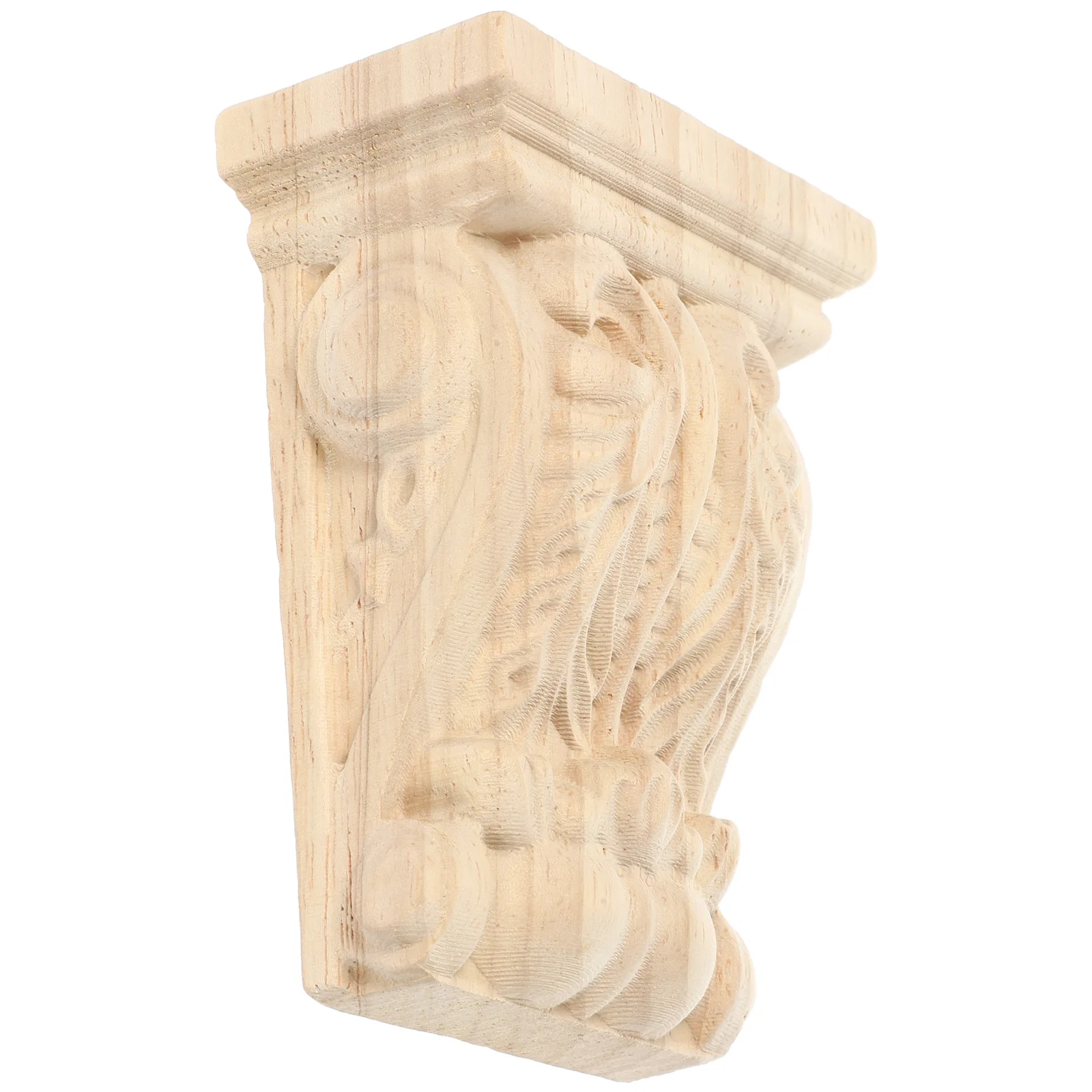 

Solid Wood Corbel Vintage European Carved Bracket for Home Decor Corner Support Decorative Wall Mounting Bracing