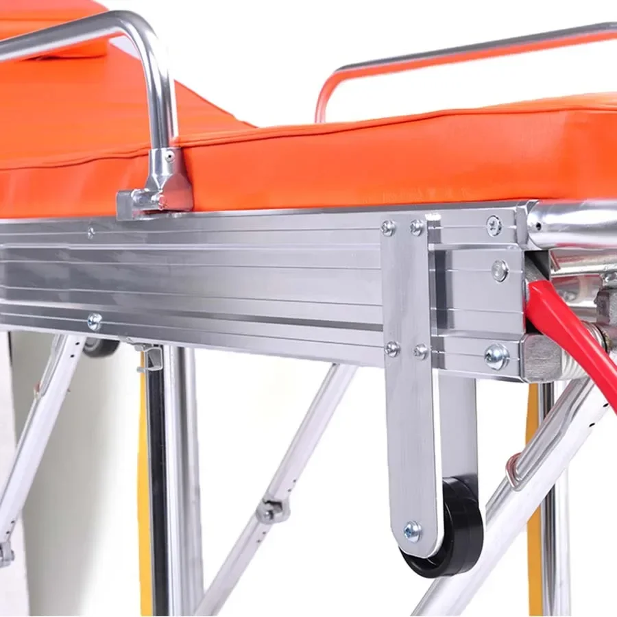 Patient Transfer Stretcher Emergency Cart Wheeled Ambulance Medical Transport