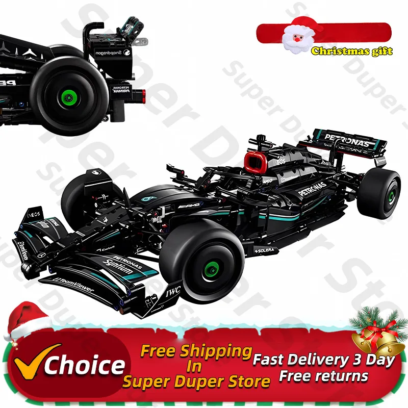 2024 New 42171 F1 Performance Building Blocks Super Sports Car Assembly Model Vehicle Toys Bricks for Kids Gifts