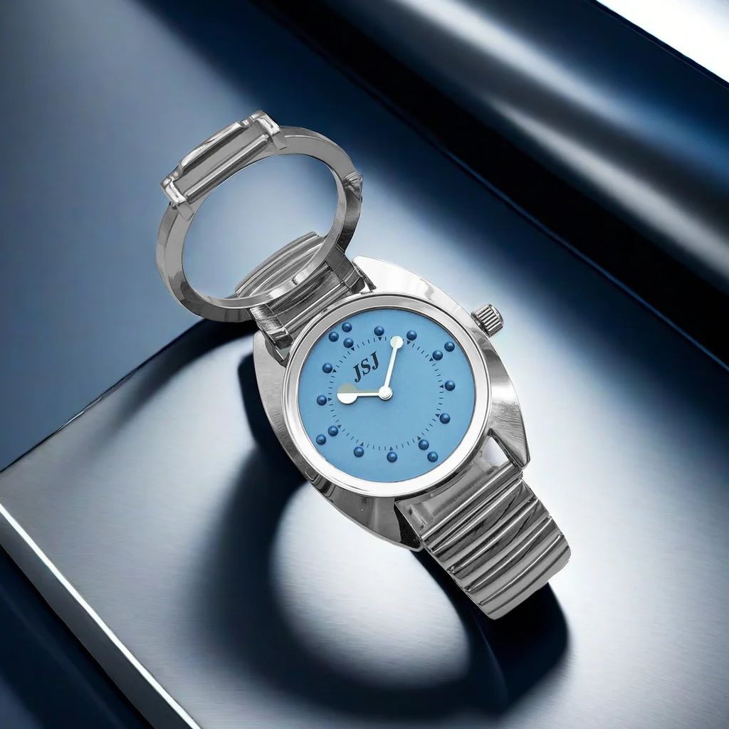 Xúc Giác Cho Người Mù -- Hoạt Động Bằng Pin (Mở Rộng Ban Nhạc, Mặt Số Xanh Dương)