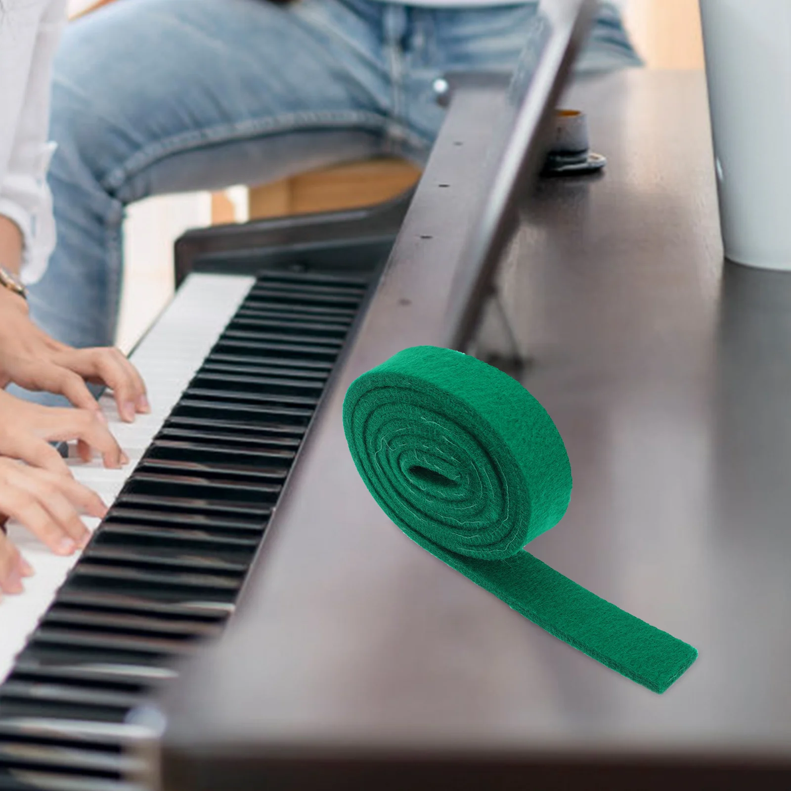 أداة ضبط البيانو مع شريط لباد حزام كتم الصوت لملحقات أدوات صيانة البيانو الاحترافية
