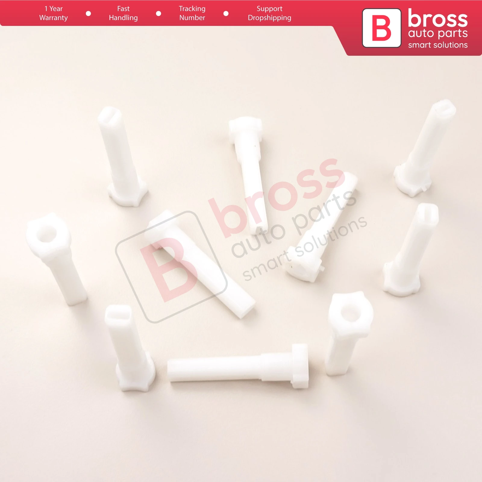 

Bross Auto Parts BCP057 10 Pieces Cable End Rope Dowel for Window Regulator Winder Mechanism Type BCP057 Fast Handling