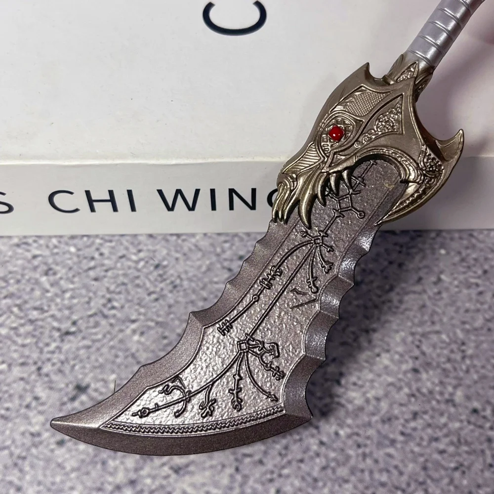 15cm God of War 4 Katana Metal Sword Real Size Japanese Katana Sabre Figure Anime Kratos Athena Ghost Leviathan Chaos Toy Gift