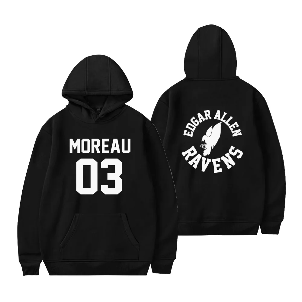 Men Hoodie The Foxhole Court Edgar Allan Ravens Hoodie Merch Pullover Anggota Cosplay Moreau untuk Pria dan Wanita