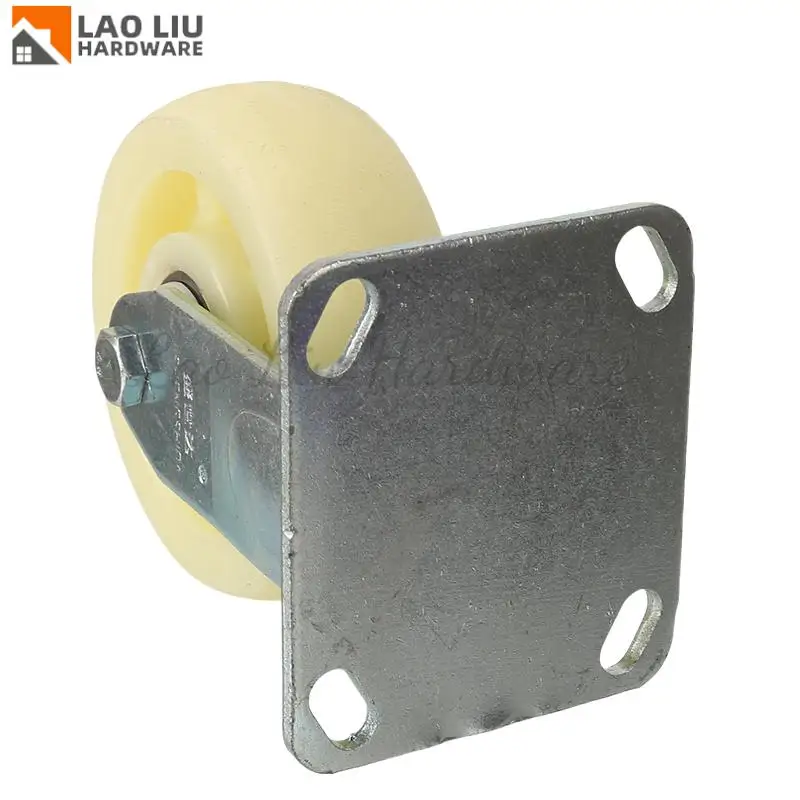 

Designed Exclusively for Small Tool Carts and Storage Shelves Basic Industrial Grade 5-inch PU Fixed Wheel - Non-Slip Anti-Aging