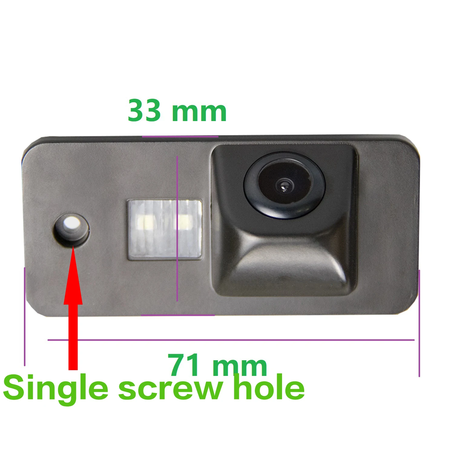 HD CCD 720p Rear View Parking Camera for Audi A6 C6 S6 2005-2009 Audi A3 (8P) 2004-2012, Reversing backup Waterproof camera