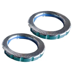 2PCS Electric Bicycle Lock Ring Bottom Bracket Outer Nut Chainwheel Nuts For Bafang Mid-mounted Motor M500/M600/M420 Accessories