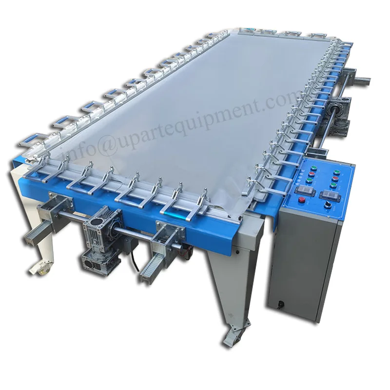 Automatic precision silk screen printing mesh stretching machine