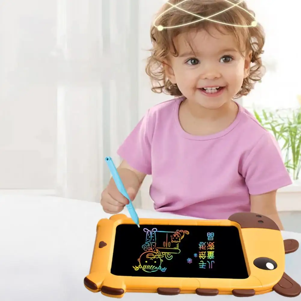 Convenient Drawing Board Friction Resisting Colored Handwriting Cartoon Design Handwriting Tablet Children Toy