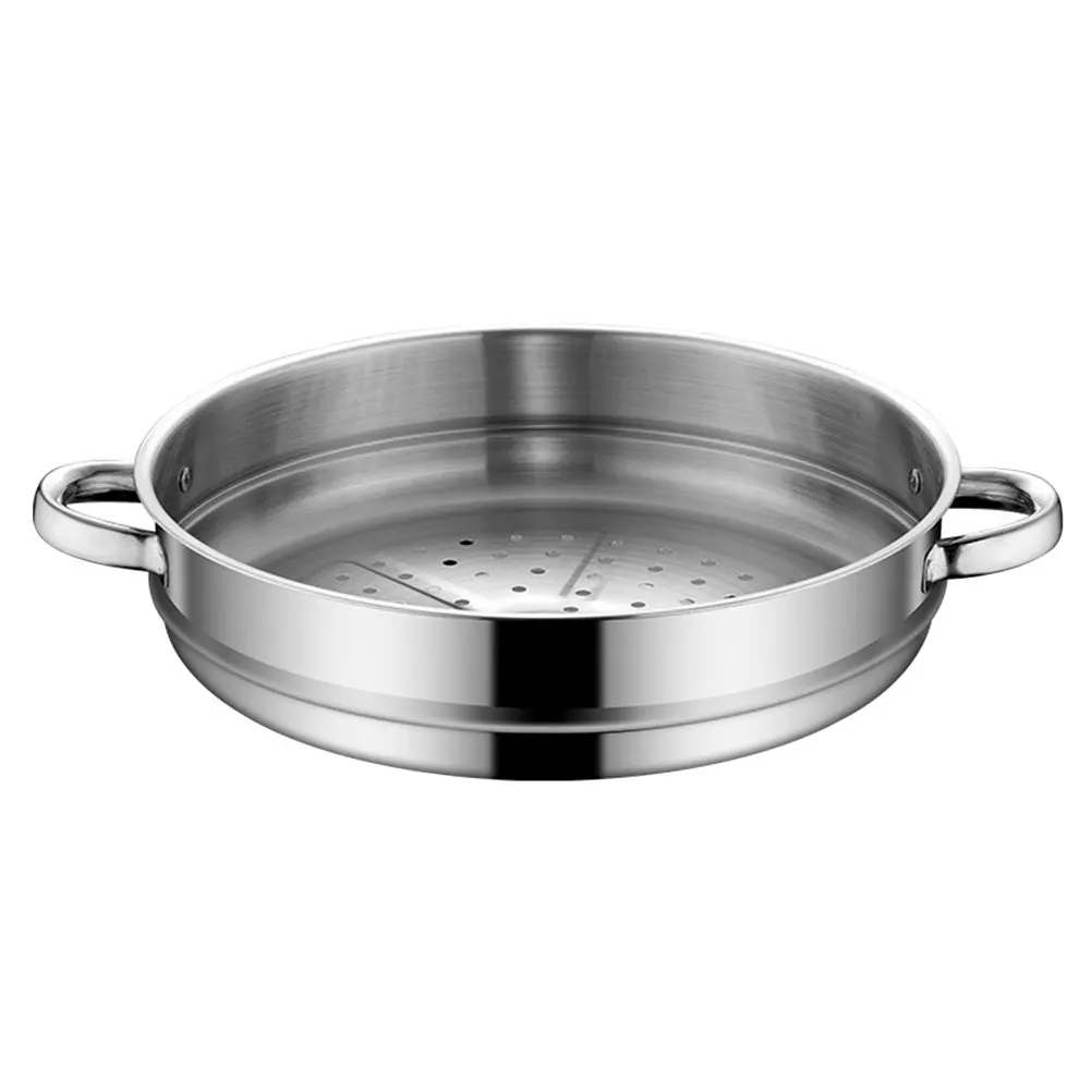 

Metal Round Bottom Steamed Grid Food Steamer Cookware Stainless Steel Vegetable